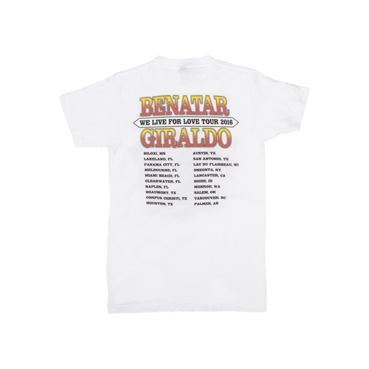 We Live for Love 2016 Tour Tee