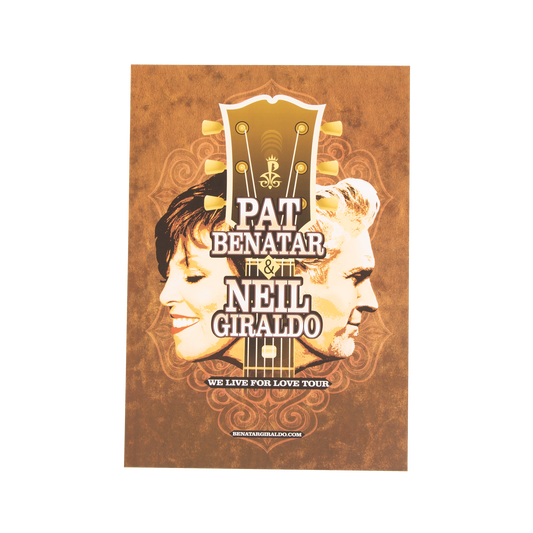 We Live For Love Tour Poster