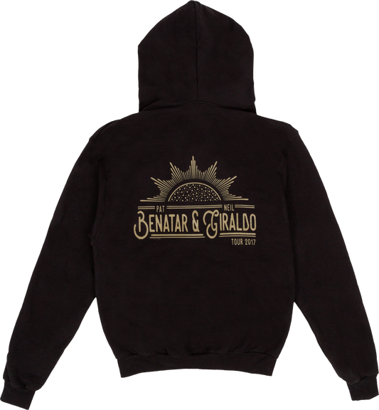 2017 Tour Black & Gold Zip Hoodie